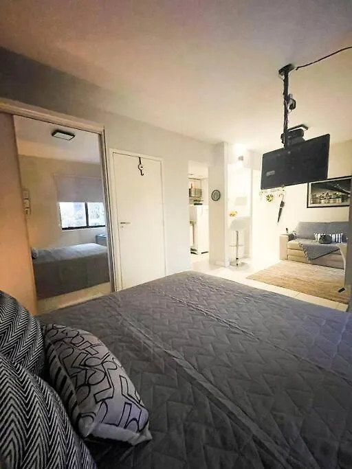 Flat Moema Com Varanda,Lazer,Servicos E Vaga Apartment Sao Paulo